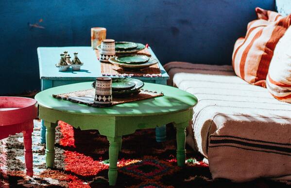 Banquette marocaine - Atelier d'Antan